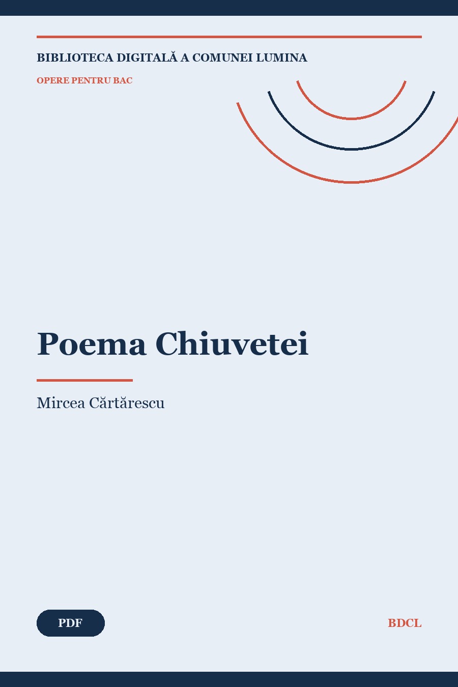 Poema chiuvetei — Ghid BAC