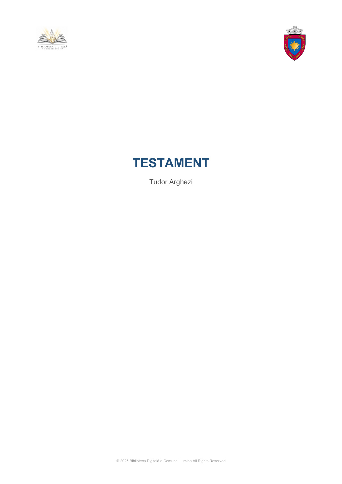 Testament — Ghid BAC