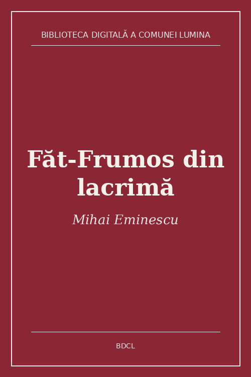 Făt-Frumos din lacrimă